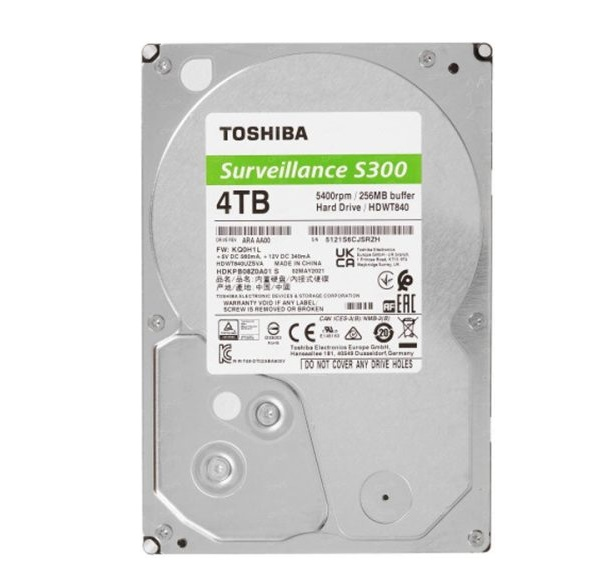 Ổ cứng chuyên dụng 4TB TOSHIBA HDWT840UZSVA | Hàng chính hãng