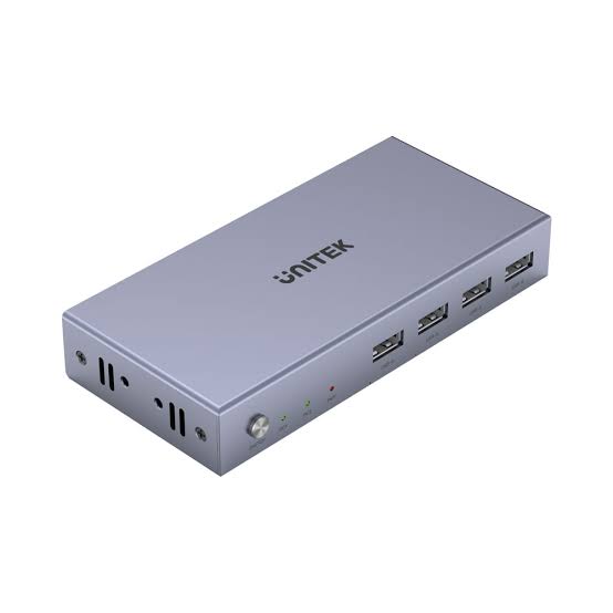 Bộ chuyển đổi 2-1 KVM HDMI 2.0 UNITEK V307A 4K60hz