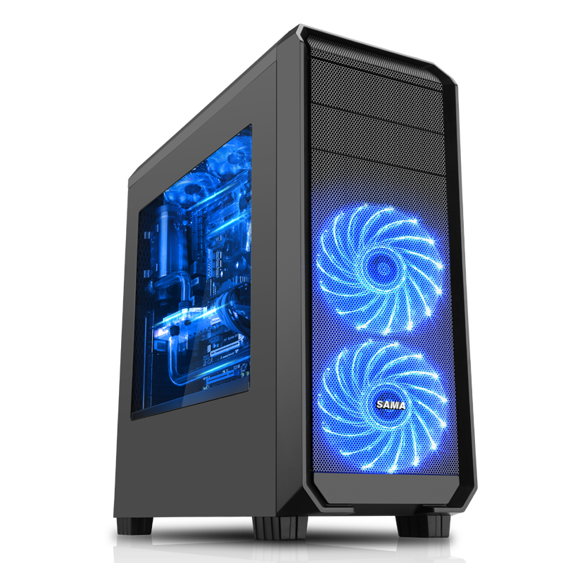 Case máy tính Xigmatek FRONTLINER Đen/Trắng