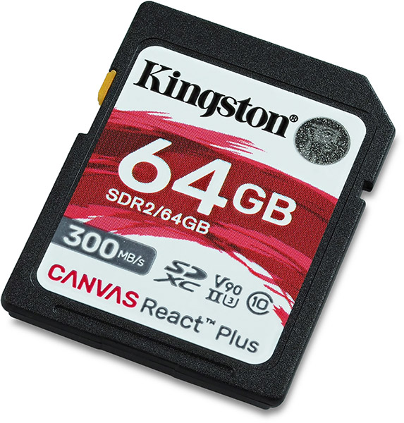 Kingston Canvas React Plus SDHC 64GB (SDR2/64GB) | Hàng chính hãng