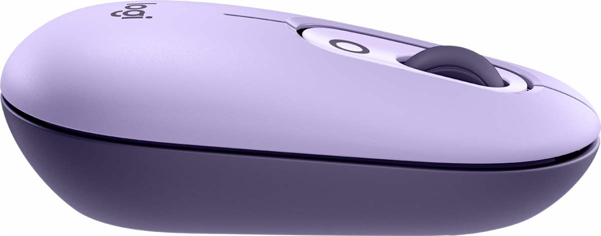 Chuột không dây Logitech POP with Emoji Tím 910-006621 | Hàng chính hãng