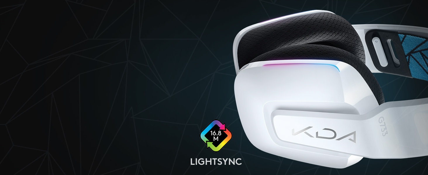 Tai nghe gaming không dây Logitech G733 KDA với RGB