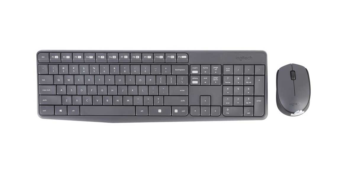 Bộ bàn phím chuột không dây Logitech MK235 chính hãng