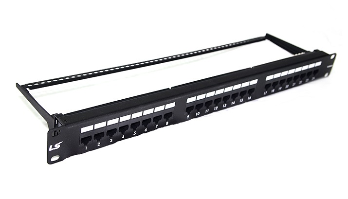 Patch panel LS 24-port 1U Empty Cat5e (LS-PP-24P-E-ECO) | Hàng chính hãng