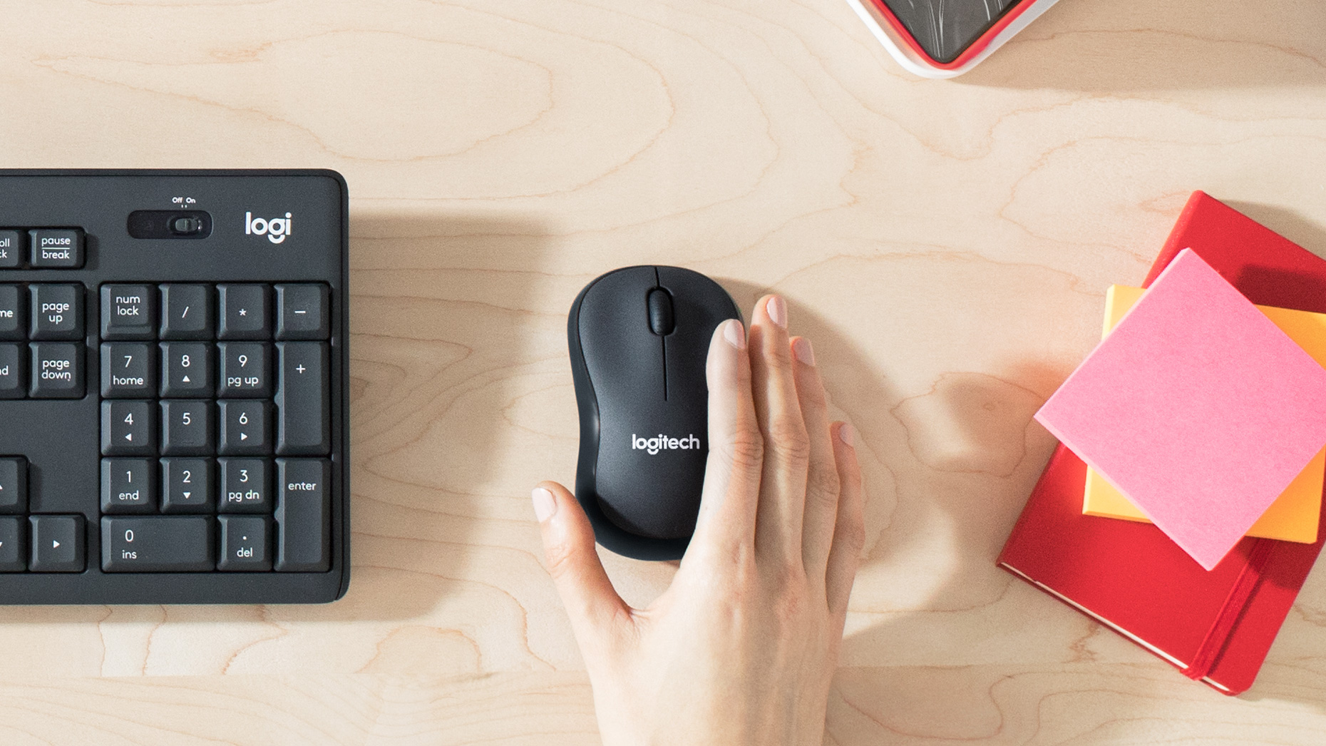 Chuột không dây Logitech M221 Silent chính hãng
