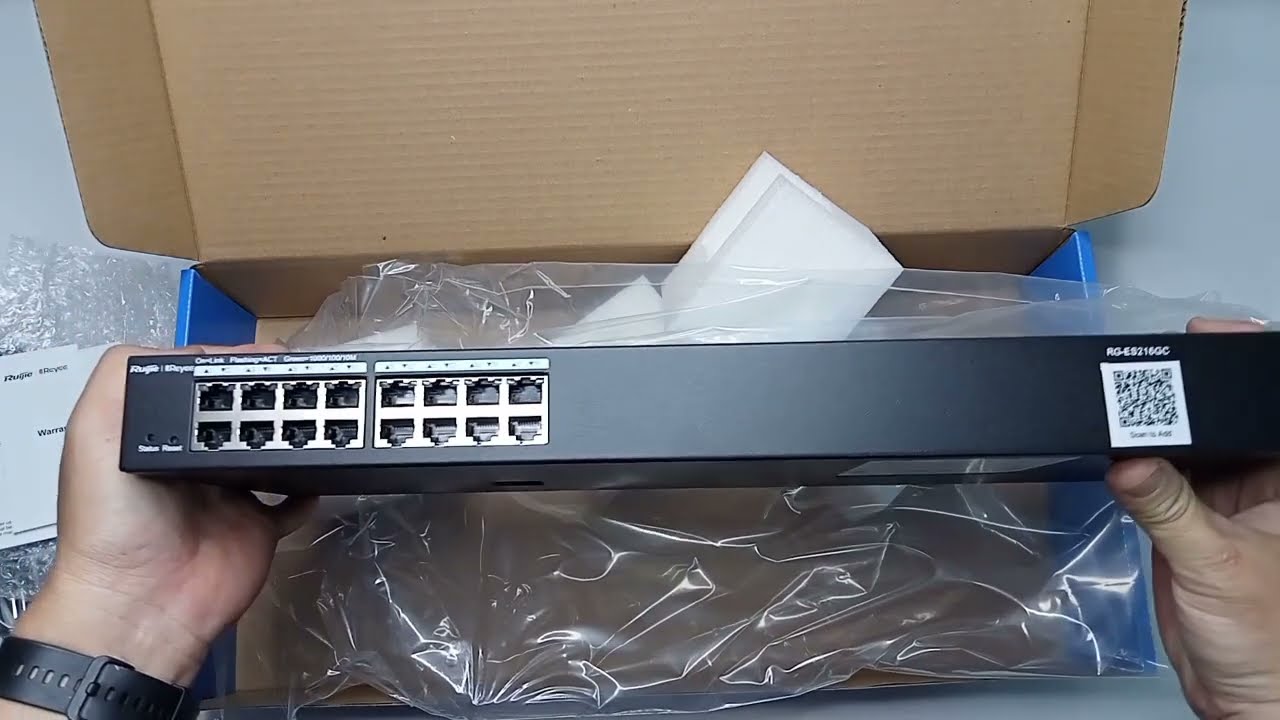 Switch 16 cổng 10/100/1000 BASE-T RUIJIE REYEE RG-ES216GC | Hàng chính hãng