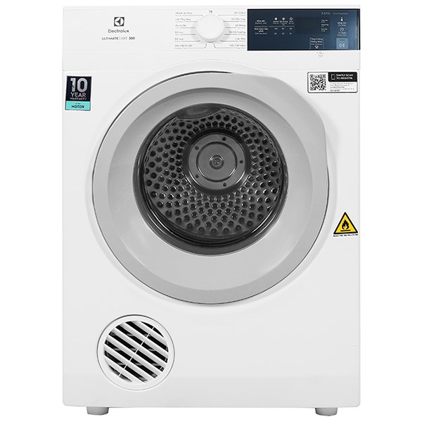 Máy sấy quần áo Electrolux 8,5Kg EDV854J3WB mới 2022 | Hàng chính hãng
