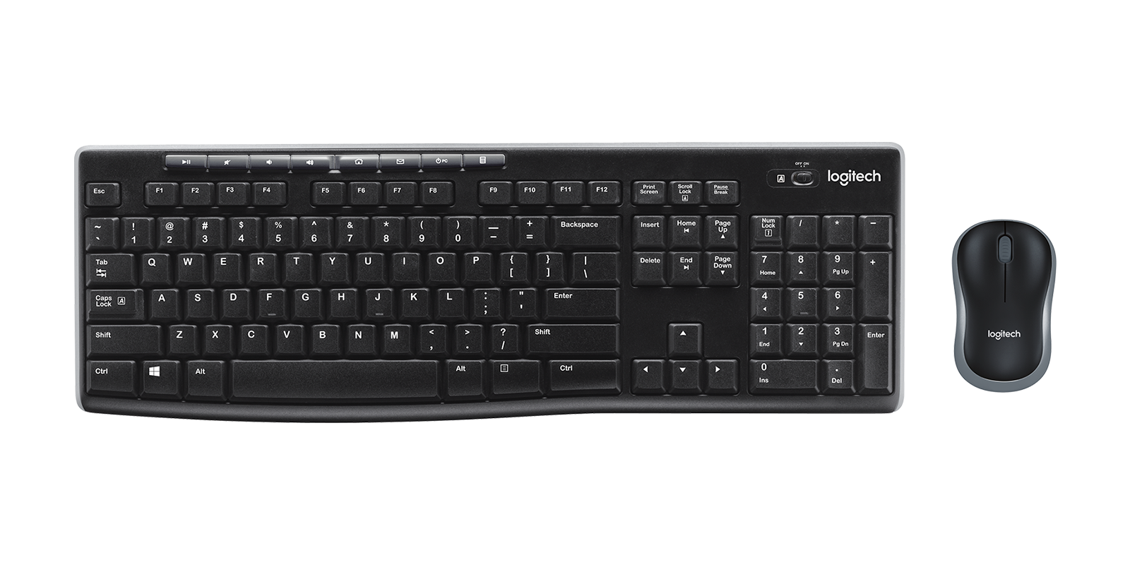 Bàn phím chuột không dây Logitech MK270 (920-006314) | Hàng chính hãng