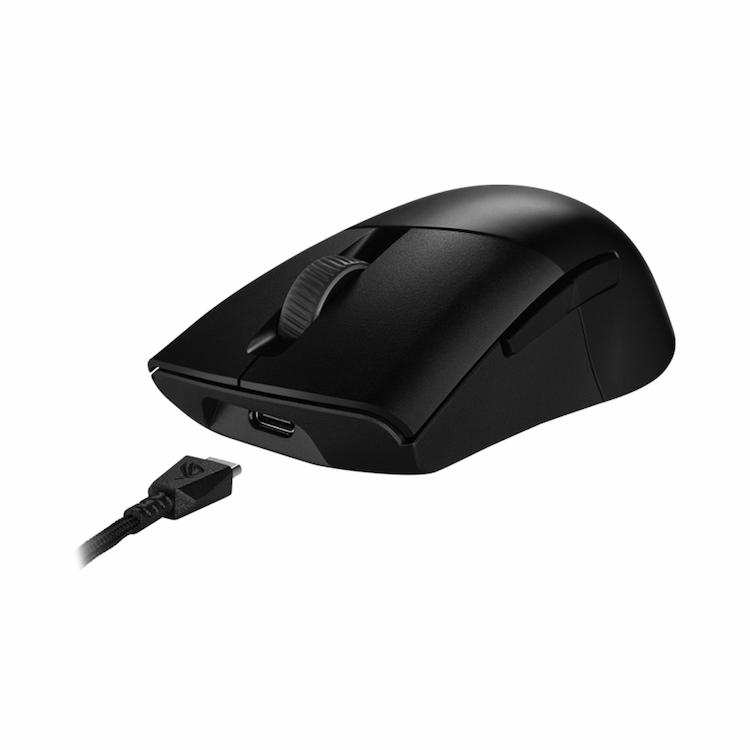 Chuột Asus ROG Keris Wireless AimPoint Black (90MP02V0-BMUA00) | Hàng chính hãng