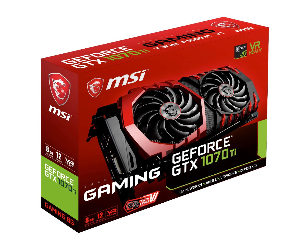 Card Màn Hình MSI GTX 1070 Ti GAMING 8G