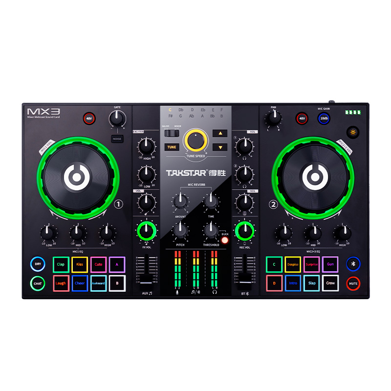 Sound Card Livestream Takstar MX3 – Bậc thầy mixer livestream chuyên nghiệp | Hàng chính hãng