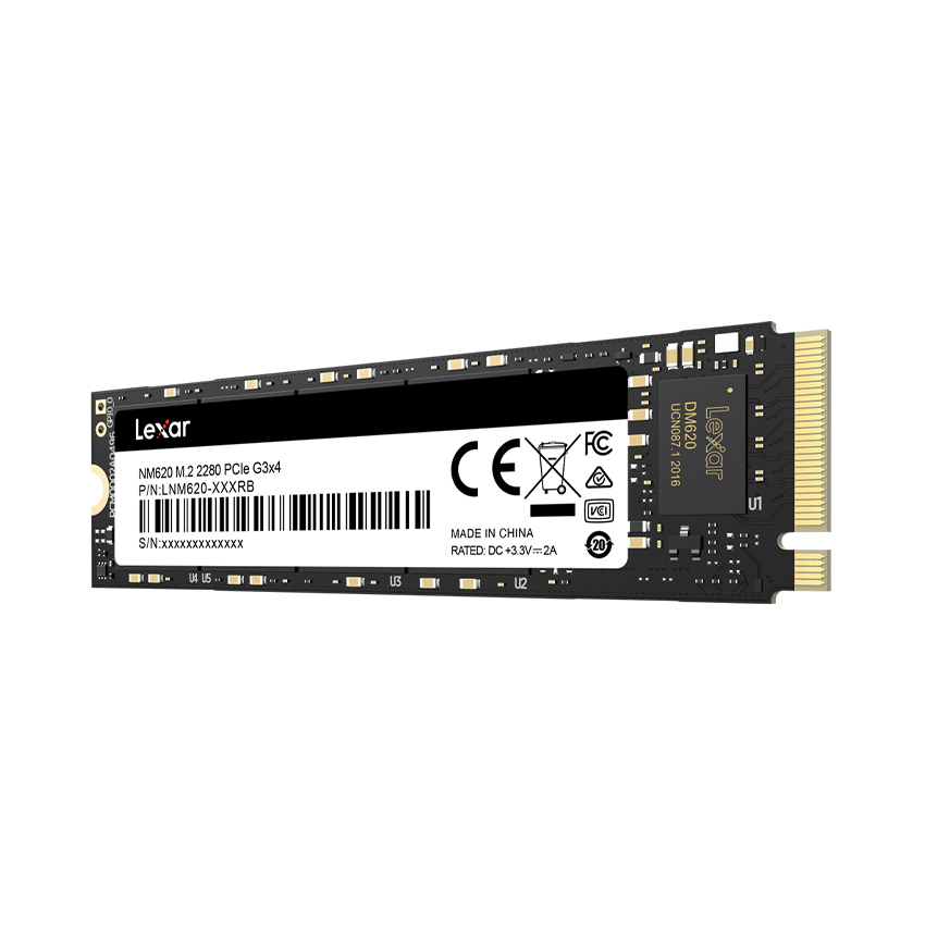 Ổ cứng SSD Lexar NM620 256GB PCIe Gen3x4 M.2 NVMe | Hàng chính hãng