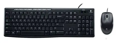 (M&KB) LOGITECH MK200 USB/OPTICAL/MEDIA/ĐEN (BLACK)/PC