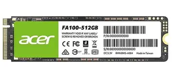Ổ cứng SSD Acer FA100-512GB NVMe PCIe Gen3 M.2