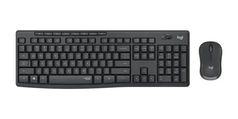 (M&KB) LOGITECH MK295 SILENT WIRELESS/ĐEN (BLACK)