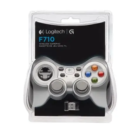 CONSOLE LOGITECH F710 GAMEPAD WIRELESS/ĐEN-BẠC (BLACK-SILVER)