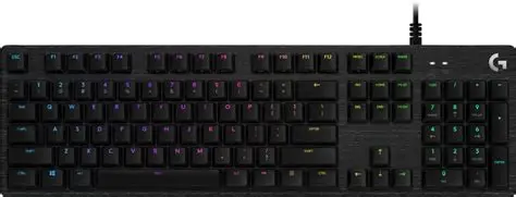 Bàn phím LOGITECH G512 LIGHTSYNC RGB MECHANICAL GAMING - GX BLUE/CLICKY – ĐEN