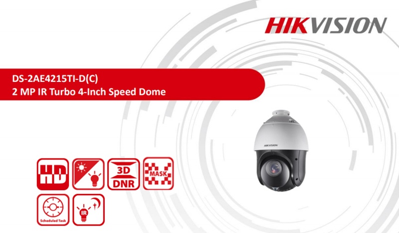 Hikvision Camera Speed dome TVI quay quét 2MP DS-2AE4215TI-D | Hàng chính hãng