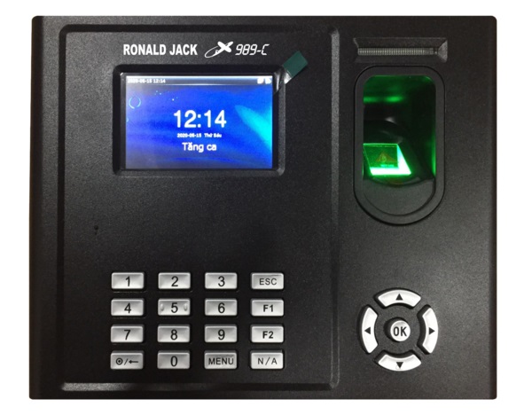 Máy chấm công vân tay X989-C | Hàng chính hãng