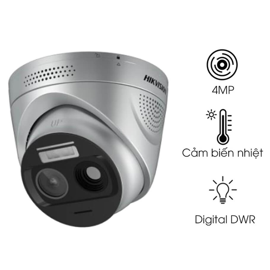 Camera IP báo cháy 4MP Hikfire SH334V2 3mm – Giải pháp phát hiện cháy sớm bằng AI