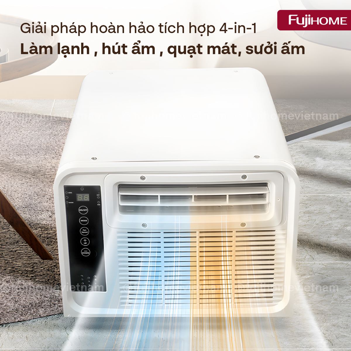 Điều hòa mini di động thông minh Fujihome PAC03 2500BTU | Hàng chính hãng