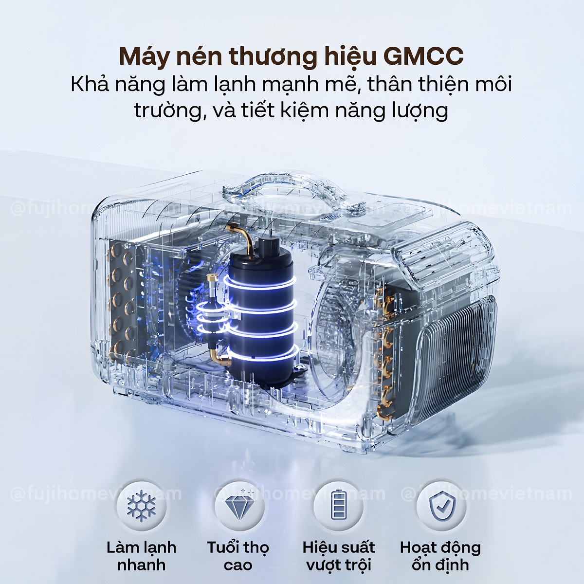 Điều hòa mini di động thông minh Fujihome PAC05 5000BTU | Hàng chính hãng