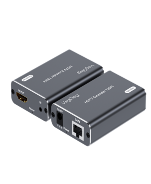 Bộ khuếch đại kéo dài tín hiệu HDMI qua Lan 60M HDMI 120M Network Extender V-HD120 | Hàng chính hãng