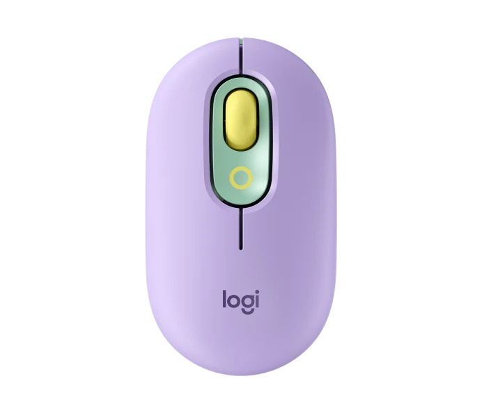 Chuột không dây Logitech Pop Emoji Tím xanh  910-006515 | Hàng chính hãng