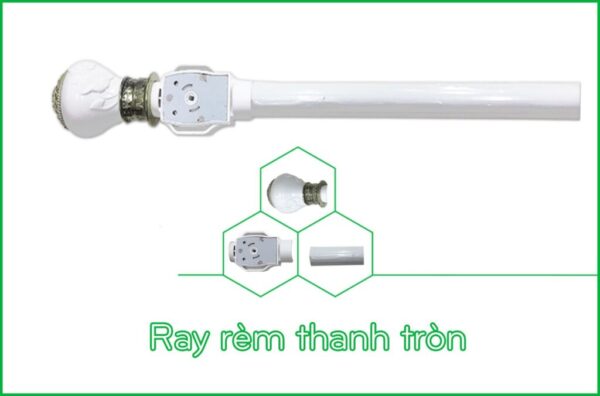 Ray rèm tròn Hunonic