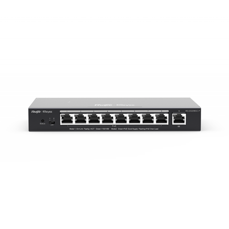 Switch 8 cổng RUIJIE RG-ES208GC | Hàng chính hãng