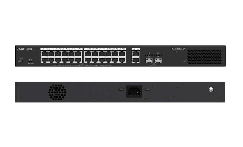 RG-ES228GS-LP – Smart Managed PoE Switch 24 cổng