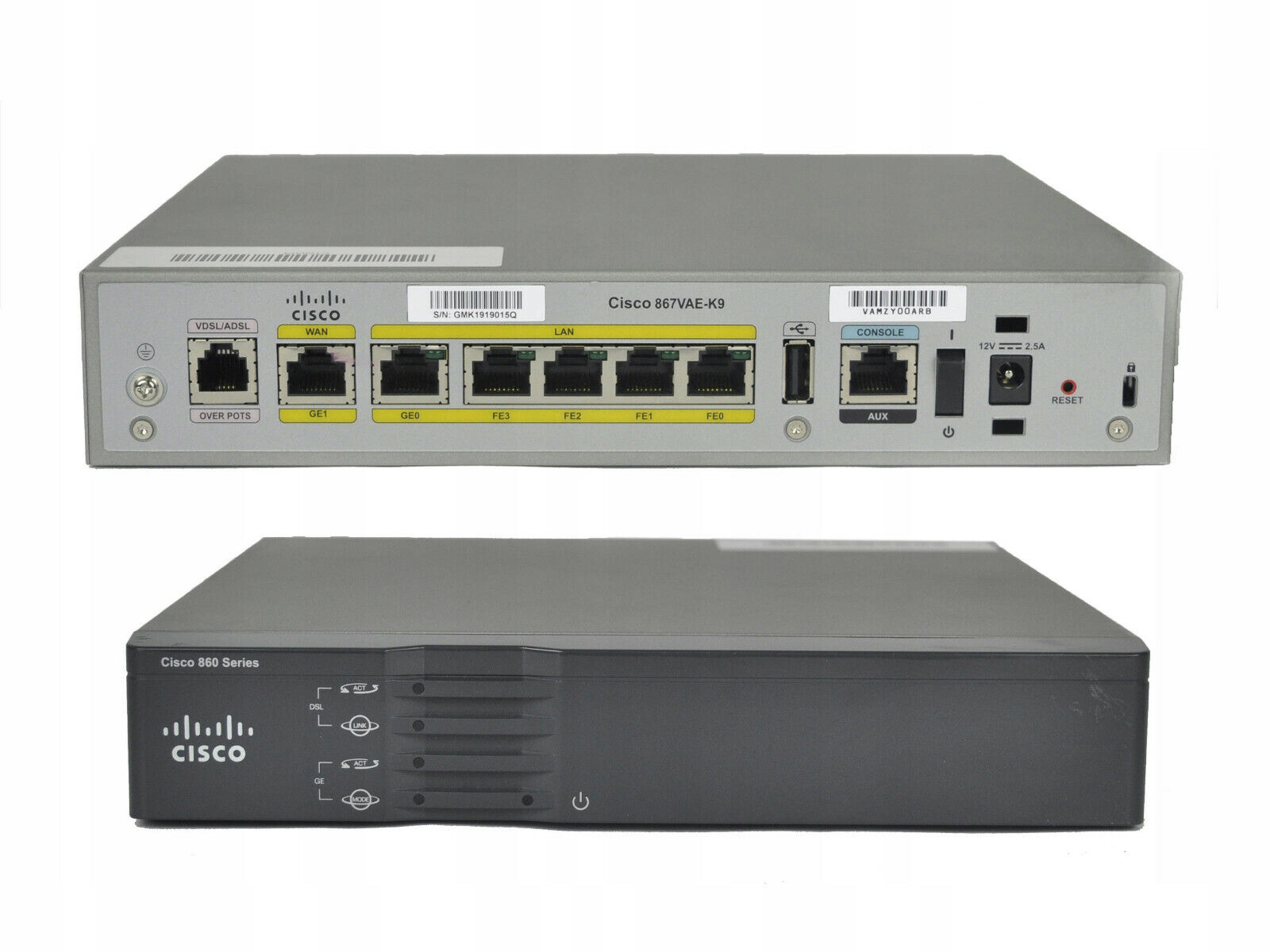 C867VAE-W-A-K9 - Cisco 860VAE Series Integrated Services Router with WiFi | Hàng chính hãng
