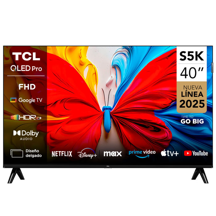 Tivi QLED TCL Full HD 40 inch 40S5K Mới 2025 | Hàng chính hãng