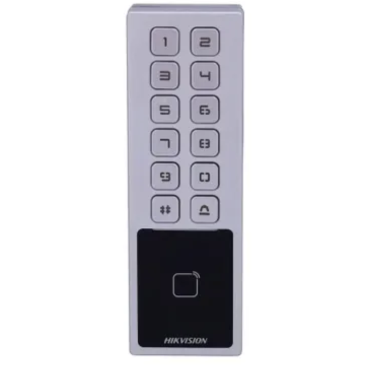 Máy chấm công, kiểm soát cửa bằng thẻ cảm ứng. Model: DS-K1T805EX. NSX: HIKVision. Mới 100% | Hàng chính hãng