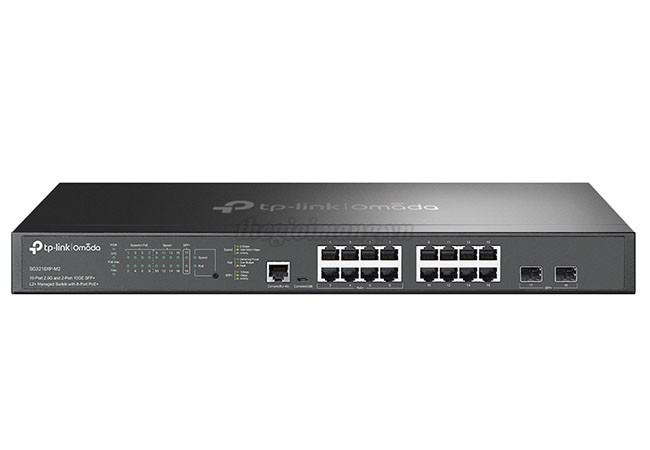 TP-Link SG3218XP-M2 : Omada 16-Port 2.5G and 2-Port 10GE SFP+ L2+ Managed Switch with 8-Port PoE+ | Hàng chính hãng
