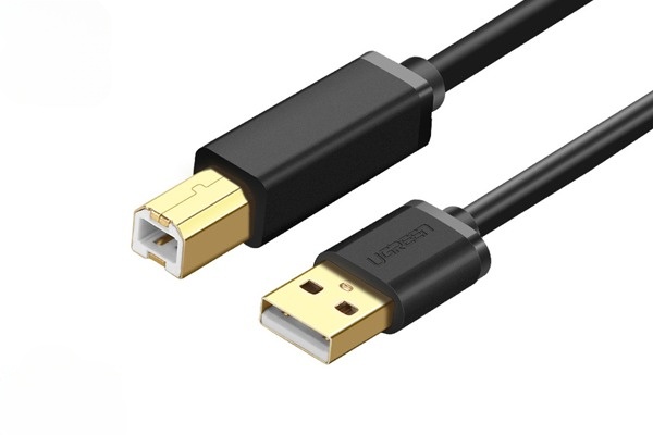 Cáp máy in mạ vàng dài 5M 10352 chính hãng Ugreen | Hàng chính hãng