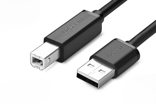 Cáp usb 2.0 to máy in chính hãng Ugreen dài 2m 10327 | Hàng chính hãng