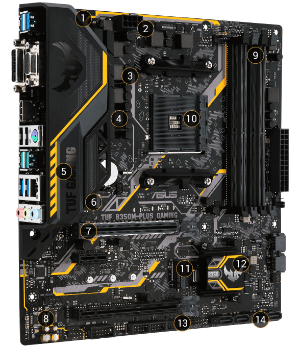 Mainboard Asus TUF B350M-PLUS GAMING