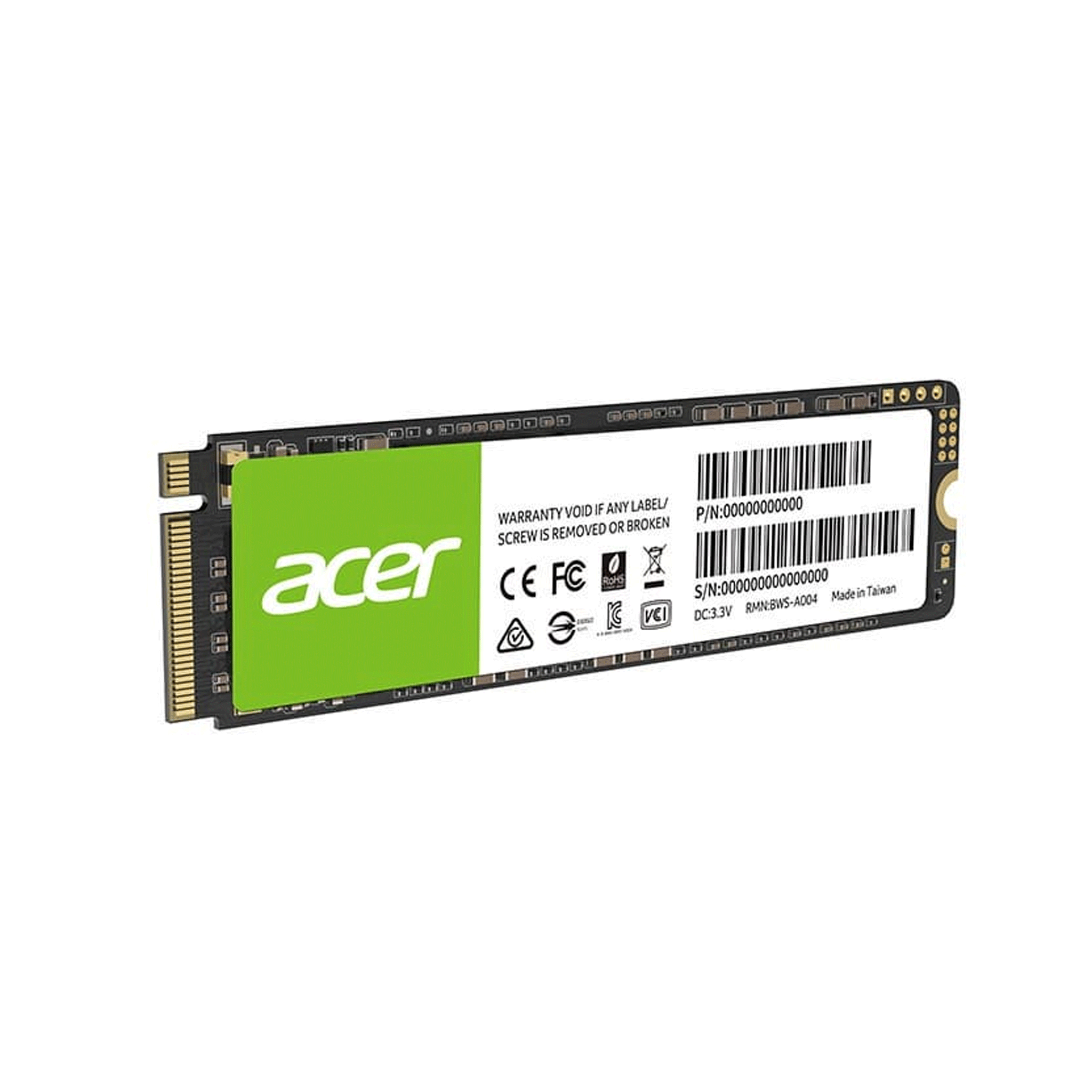 Ổ cứng SSD Acer FA100-2TB NVMe PCIe Gen3 M.2
