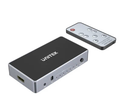 Bộ chuyển đổi HDMI 5-1 UNITEK V1110A 4K30hz + Remote
