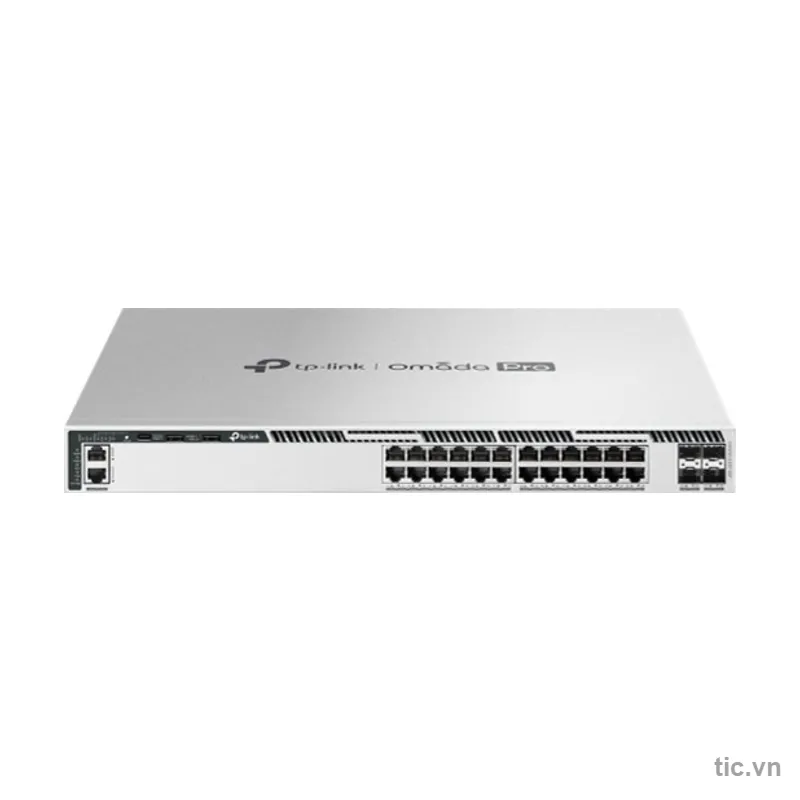 Switch PoE+ L3 Omada Pro S6500-24GP4XF 24 cổng Gigabit + 4 cổng 10G Chính Hãng