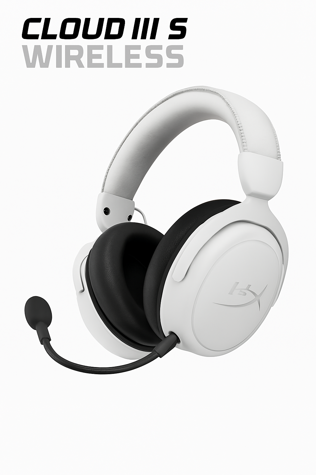 TAI NGHE CLOUD 3 S WIRELESS ĐEN/ĐỎ,ĐEN, TRẮNG