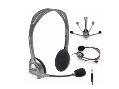 Tai nghe Logitech Stereo Headset H110 0981-000459 | Hàng chính hãng