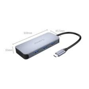 Đế cắm đa năng 6 trong 1 cổng Type C MC-U602P-GY | Hàng chính hãng