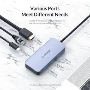 Đế cắm đa năng 6 trong 1 cổng Type C MC-U602P-GY | Hàng chính hãng