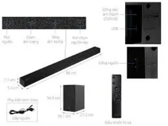 Loa Thanh Soundbar Samsung HW-A450/XV | Hàng chính hãng