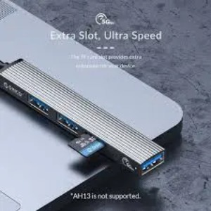 Bộ chia Type C ra 3 cổng USB 3.0 & 2.0 AH-12F-GY-BP | Hàng chính hãng