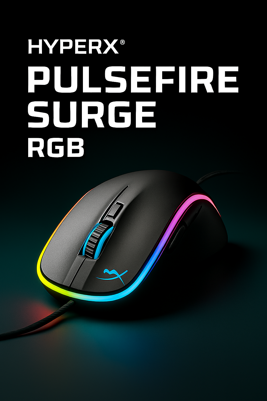 CHUỘT HYPERX PUSEFIRE SURGE RGB