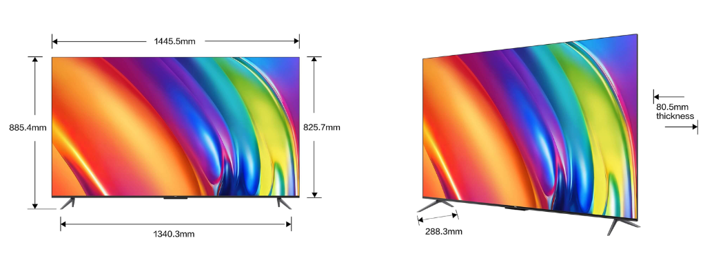 Google Tivi TCL 65P745 4K 65 inch [2025] | Hàng chính hãng