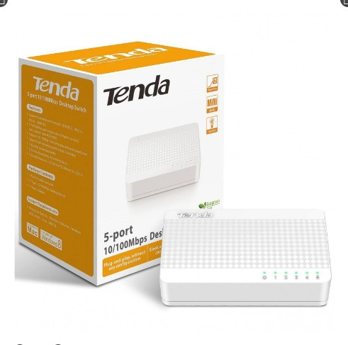 Switch Tenda 8-Port S108 (Bộ Chia Mạng 8 cổng Tenda) | Hàng chính hãng